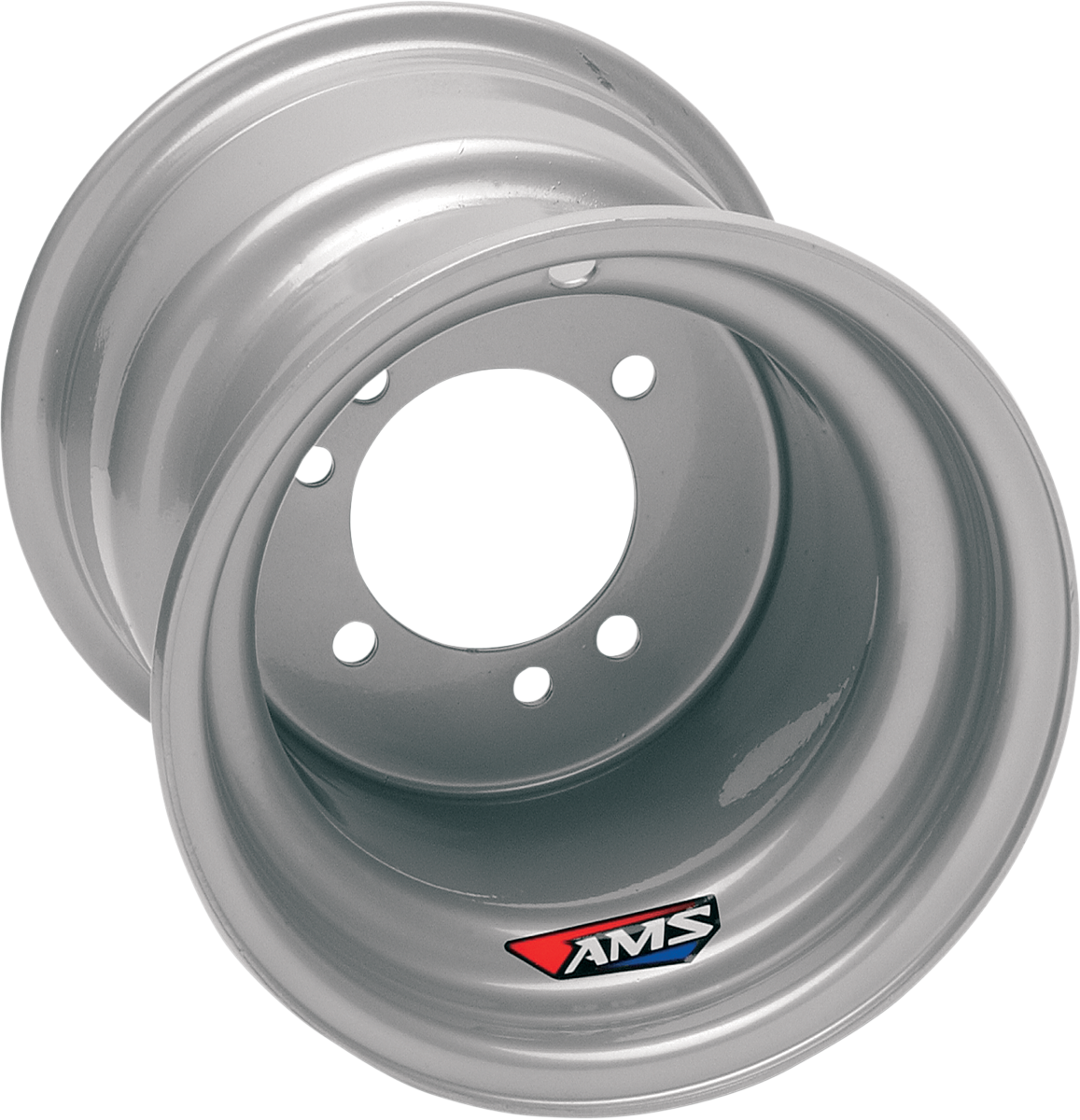 AMS Steel Wheel - Rear - Chrome - 8x8.5 - 3/100 - 4/100 - 3.5+5 8513-697