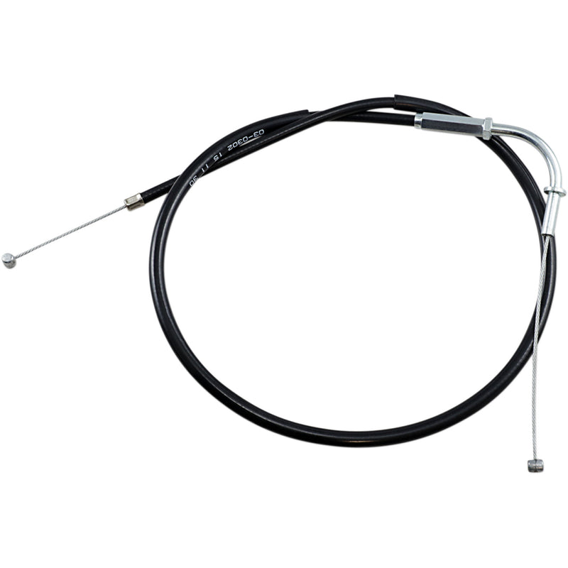 MOTION PRO Black Vinyl Throttle Cable - Push - Kawasaki 03-0302 by Motion Pro