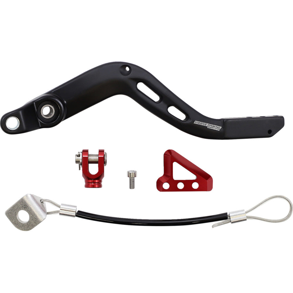 MOOSE OFFROAD Brake Pedal - Red - Beta 82-0801-21-10