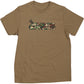 MOOSE OFFROAD Youth Camo T-Shirt - Tan - Large 3032-3688
