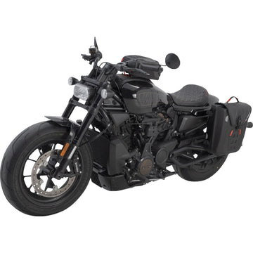 SW-Motech SysBag Side Bag System - Black - Harley-Davidson Sportster S RH1250S '21-'24 BC.SYS.18.019.31000B | Luggage Group