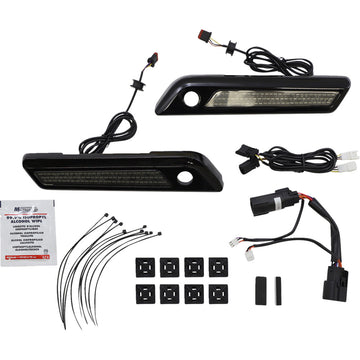 Custom Dynamics Latch Light - Saddlebag - Smoke - Black CD-SBL-BCM-SB