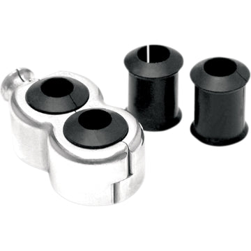 Motion Pro Cable Clamp - Dual - Chrome 11-0050