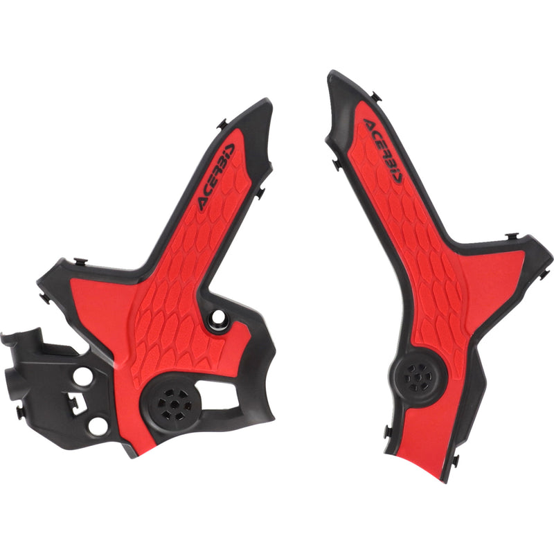 Acerbis X-Grip Frame Guards - Black/Red - CRF300 2979621042