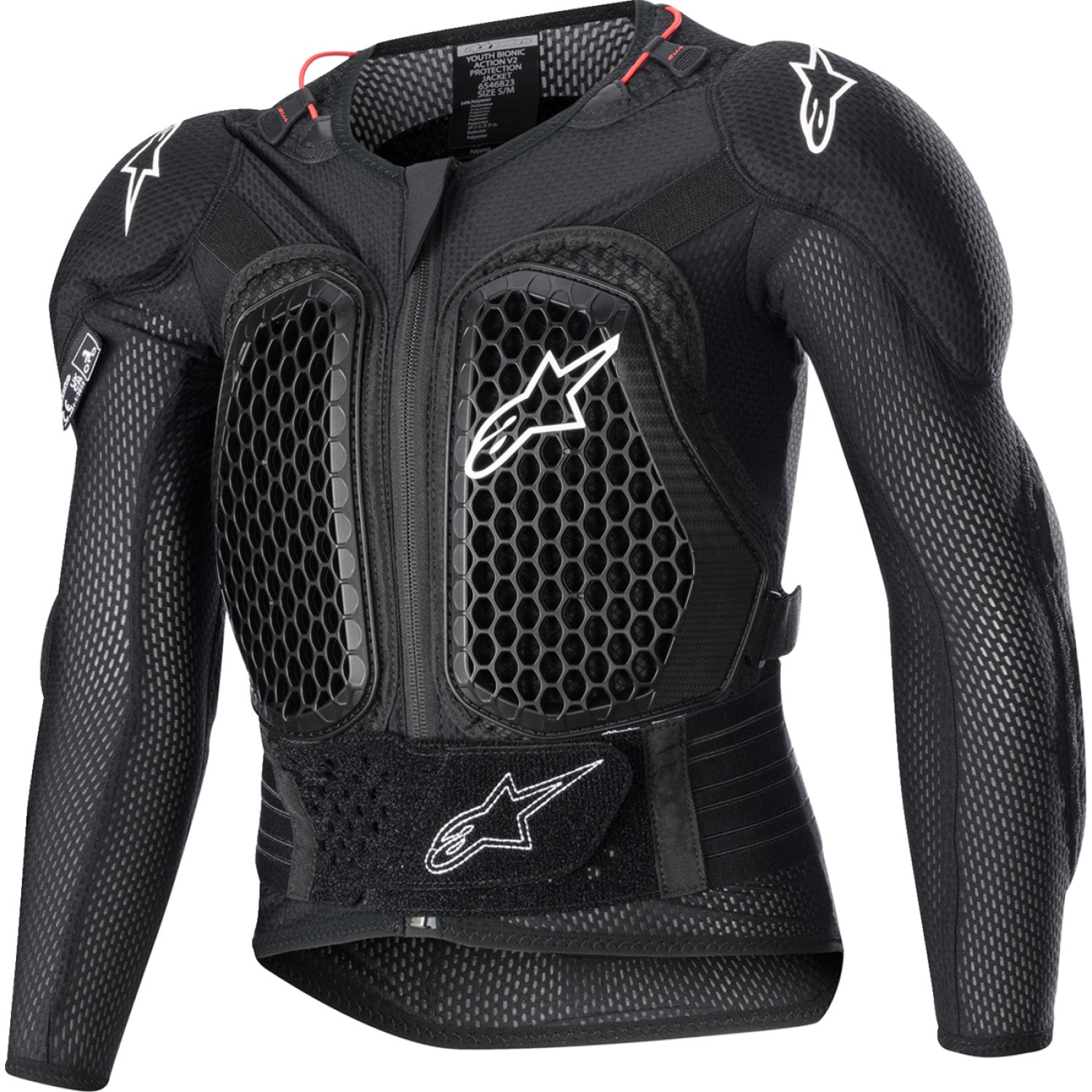 ALPINESTARS Youth Bionic Action V2 Protection Jacket - Black - S/M 6546823-10-SM