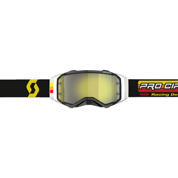 Scott Prospect Circuit Black/White Yellow Chrome Work by Scott