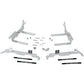 Moose Racing Radiator Braces - Silver - Honda 11-166