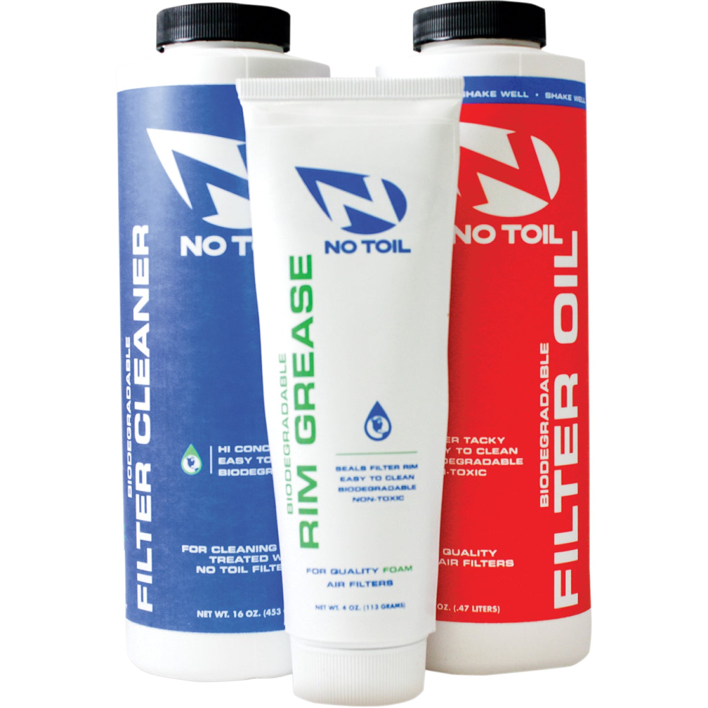 No Toil Filter Oil, Cleaner, And Rim Grease Kit Nt209 by No Toil