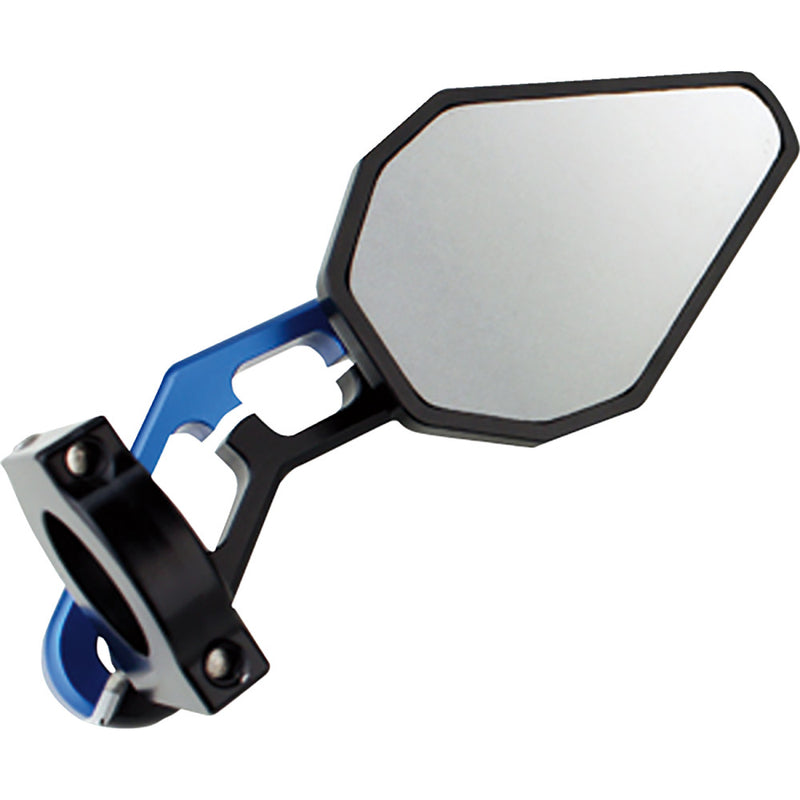 DRIVEN RACING Mirror - D-Axis - Side View - Hexagon - Blue - Each DXM-BL