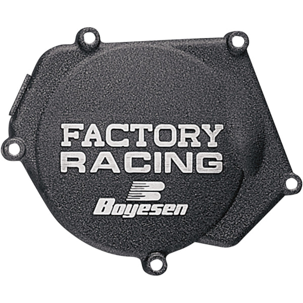 Boyesen Ignition Cover - Black - Kawasaki KX250 SC12B