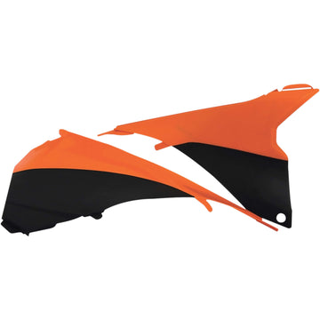 ACERBIS Airbox Cover - Black/Fluorescent Orange 2314294617