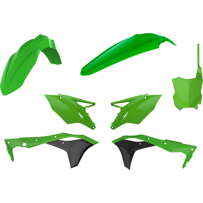 POLISPORT Body Kit - Complete - '20 OEM Green - KX 250F 90921 by Polisport