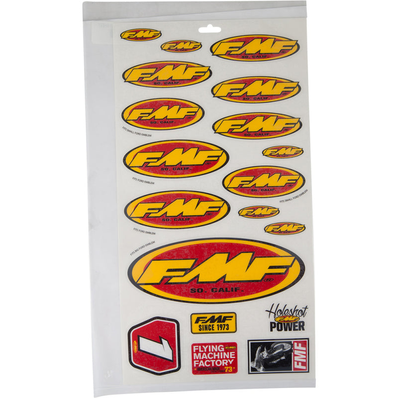 FMF Assorted Sticker Sheet 014800