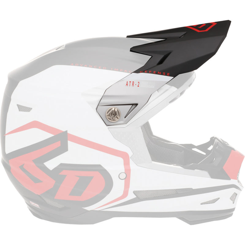 6D HELMETS ATR-2 Visor - Delta - Red 72-6121