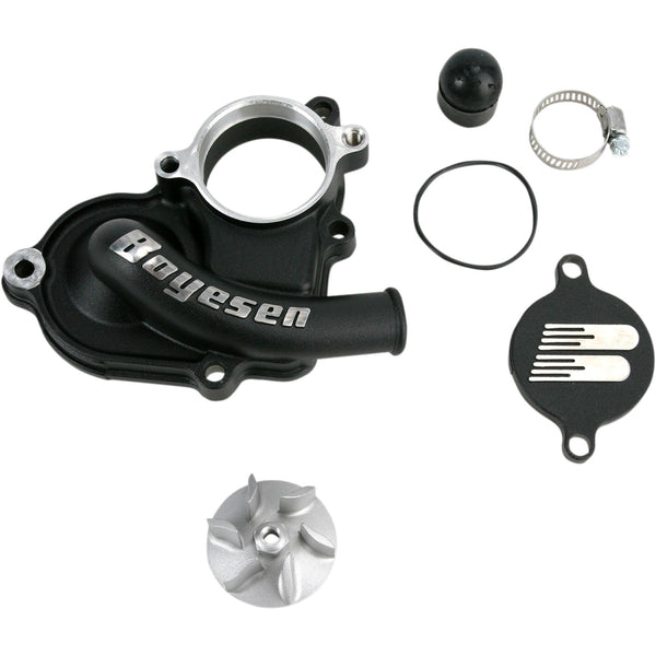 Boyesen Impeller/Waterpump Cover - Black - Suzuki WPK-26AB