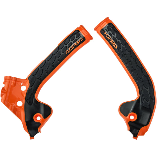 Acerbis X-Grip Frame Guards - '16 Orange/Black - Gas Gas | Husqvarna | KTM 2686045225
