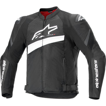 ALPINESTARS T-GP Plus R v4 Airflow Jacket - Black/White - Large 3300624-12-L