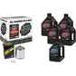 Maxima Racing Oil Sportster Synthetic 20W-50 Oil Change Kit - Chrome Filter 90-119015PC