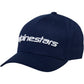 ALPINESTARS Linear Hat - Navy/White - Small/Medium 1230810057020SM