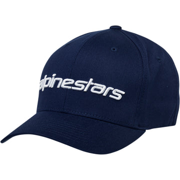 ALPINESTARS Linear Hat - Navy/White - Small/Medium 1230810057020SM