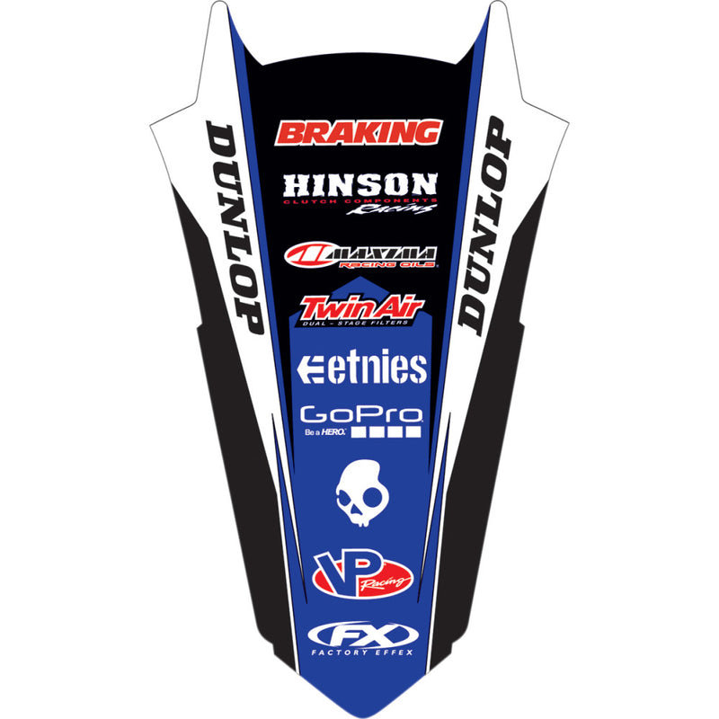 FACTORY EFFEX Rear Fender Graphic - YZ 250F/450F 21-32234
