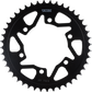 Vortex Rear Sprocket - 44 Tooth - Black - Yamaha 435S-44
