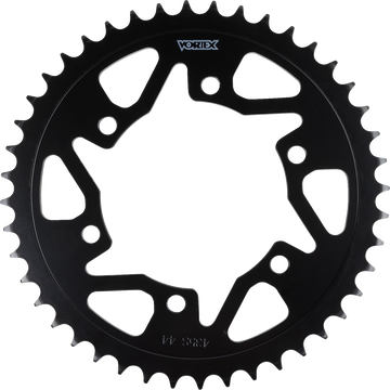 Vortex Rear Sprocket - 44 Tooth - Black - Yamaha 435S-44