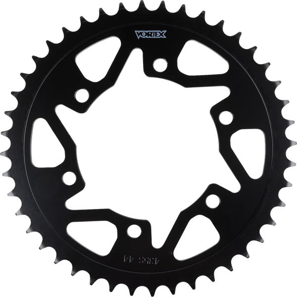 Vortex Rear Sprocket - 44 Tooth - Black - Yamaha 435S-44