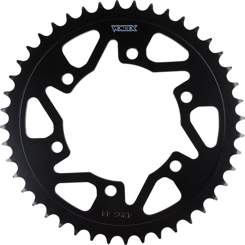 Vortex Rear Sprocket - 44 Tooth - Black - Yamaha 435S-44