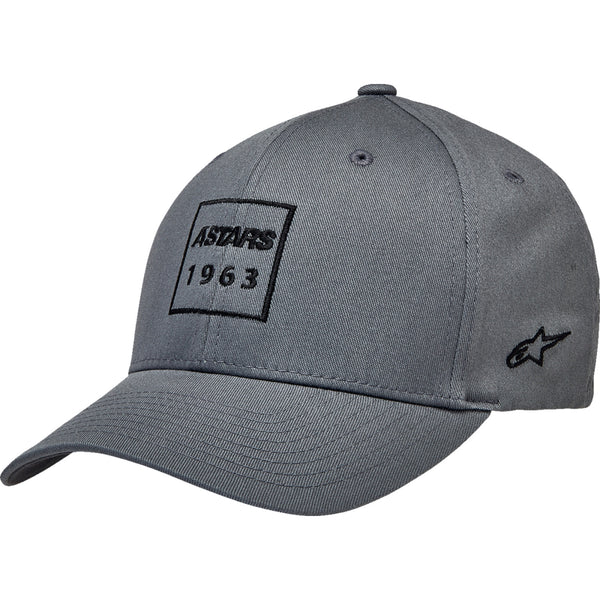 Alpinestars Boxed Hat - Charcoal - Small/Medium 12128122018S/M