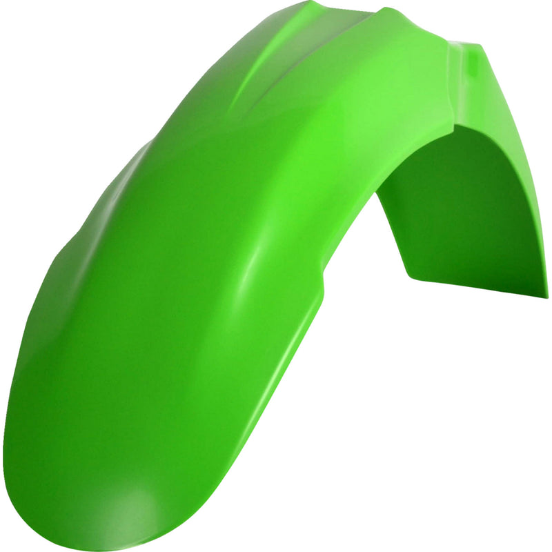 POLISPORT Fender - Front - OEM Green - KX/KXF 8561000010 by Polisport