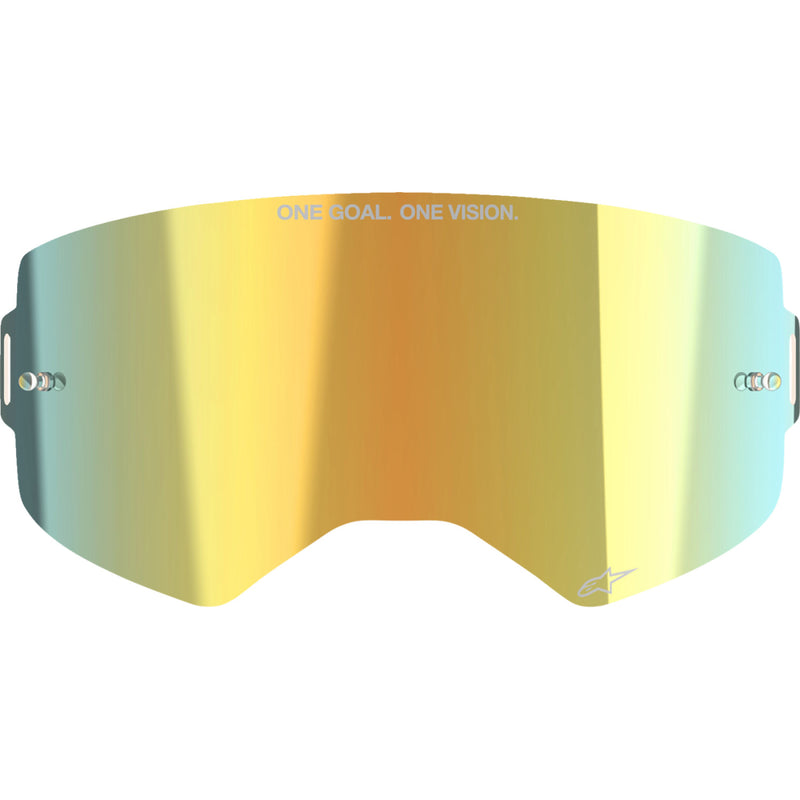 Alpinestars Supertech Lens - ABS Vision - Gold Mirror 9100325-9250 | Goggles Parts & Accessories