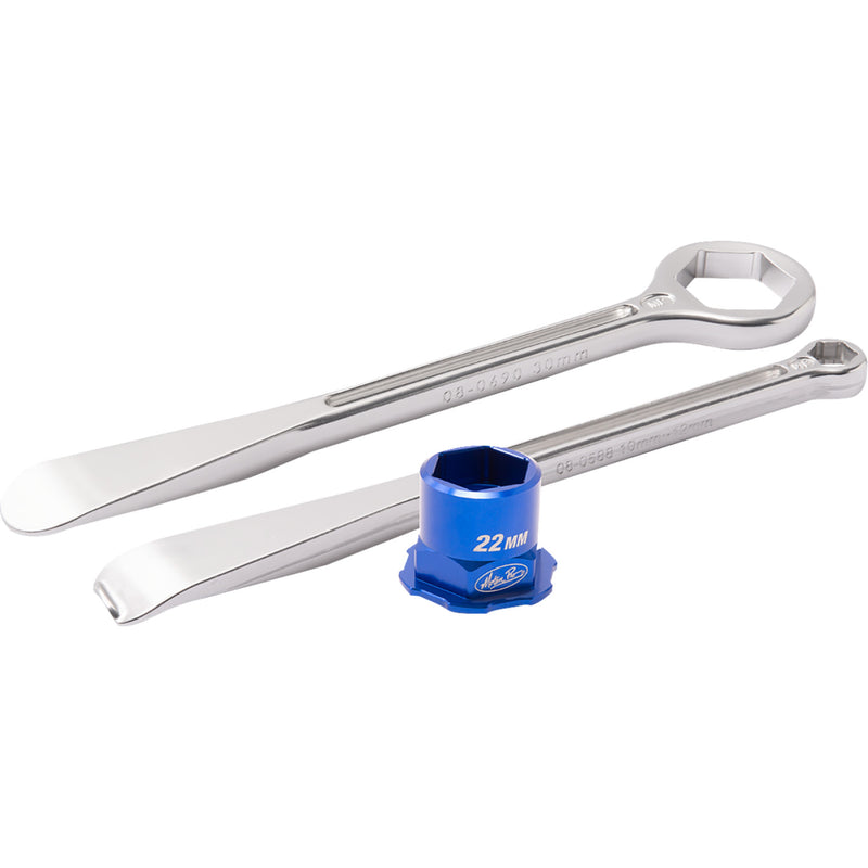 MOTION PRO Combo Lever w/Adapter - T6 - Hex - 32 mm - 10/12 mm | 30 mm Adapter - Set 08-0693 by Motion Pro