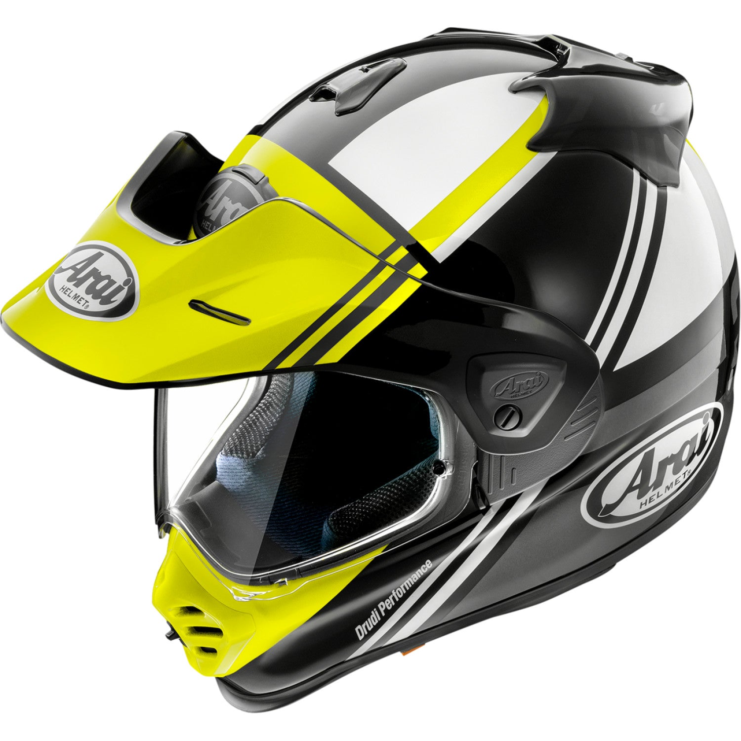 ARAI HELMETS XD-5 Helmet - Cosmic - Fluorescent Yellow - Small 0140-0327 by Arai Helmets Dual S PO Rt Helmets