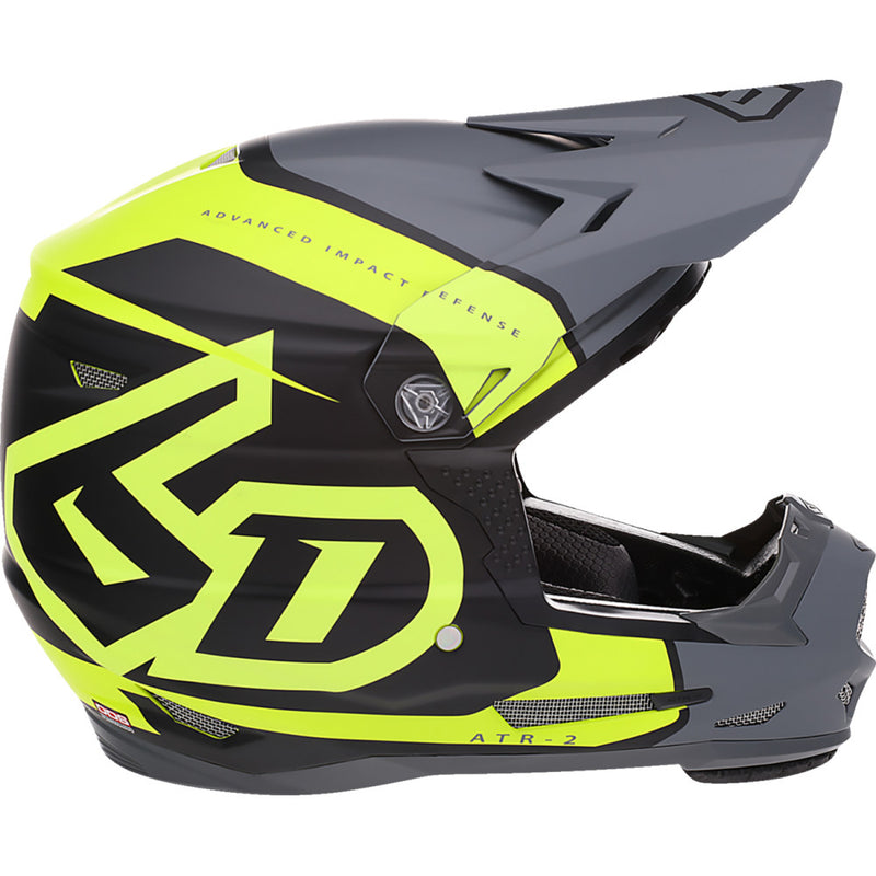 6D HELMETS ATR-2Y Helmet - Torque - Neon Yellow - Medium 11-6521