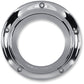 Barnett Derby Cover - Chrome/Clear - '15-'23 Touring - For Narrow Primary 343-30-43015 | Transmission Covers