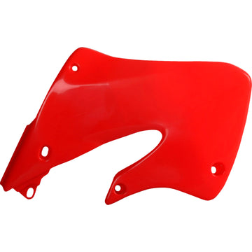 POLISPORT Radiator Cover - OEM Fluorescent Red - CR 125R/250R 8417000003 by Polisport