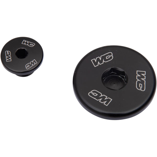 Works Connection Engine Plug - Black - Kawasaki 24-622