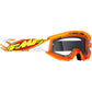 FMF Youth PowerCore Goggles - Assault - Gray - Clear F-50054-00001