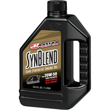 Maxima Racing Oil SynBlend Semi-Synthetic Oil - 20W50 - 1L 35901B