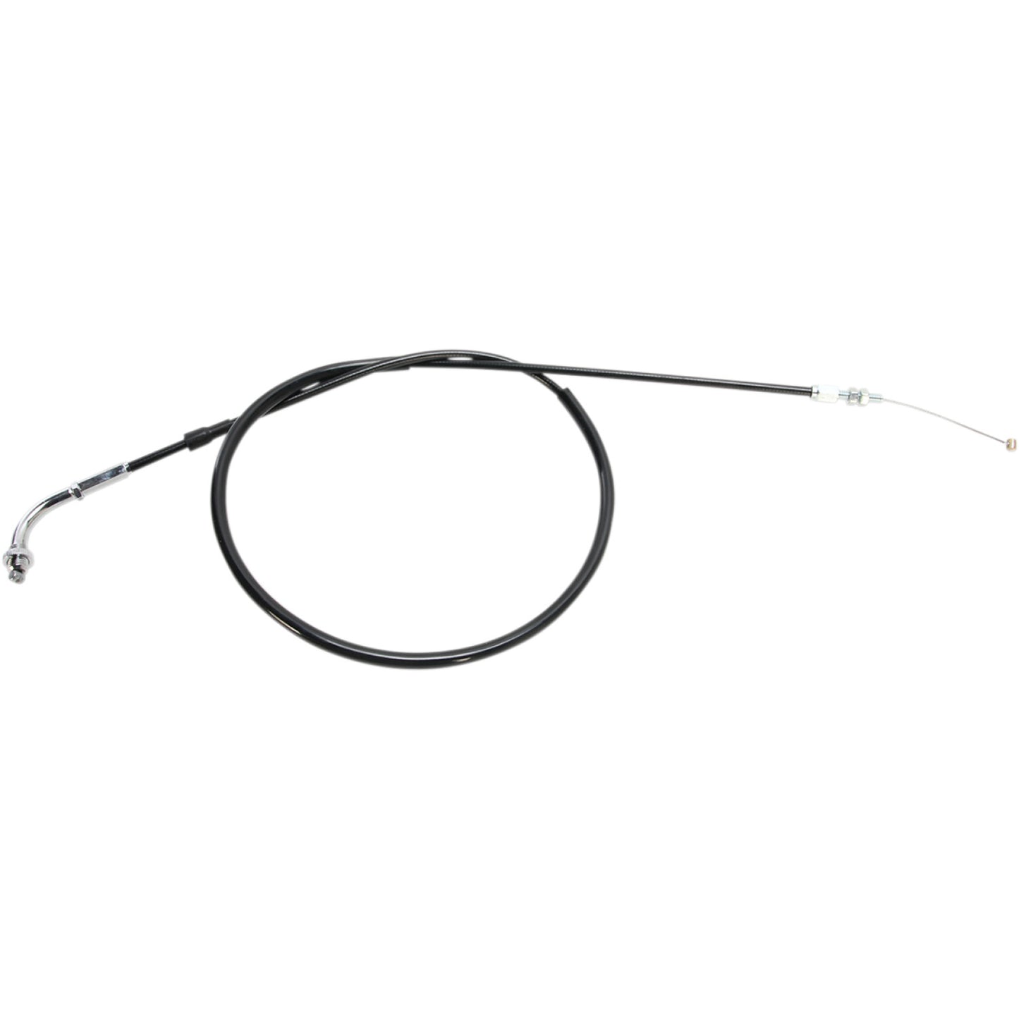 Motion Pro Black Vinyl Throttle Cable - Pull - +6" - Honda 02-0597