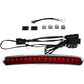Custom Dynamics Tour Pack Lid Light - Chrome/Red CD-TP-LID-CR