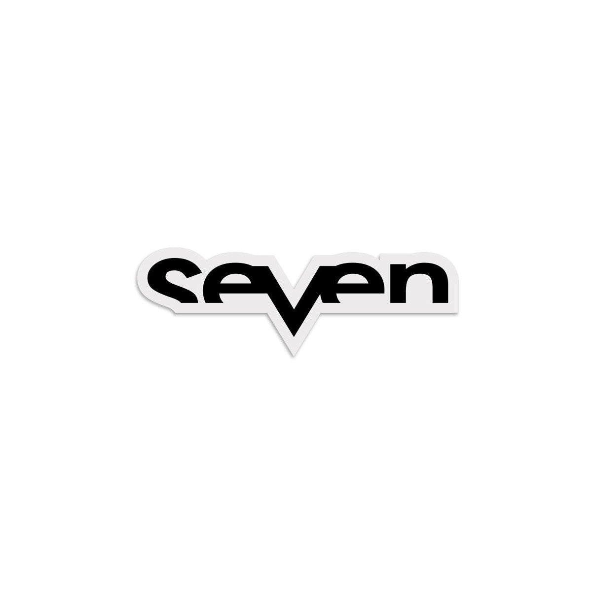 Seven Brand 5" Sticker, Black