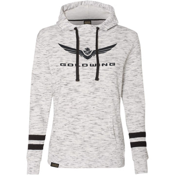 FACTORY EFFEX Women's Goldwing Bold Pullover Hoodie - White/Black - Large 25-88824