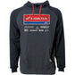 FACTORY EFFEX Honda 21 Racewear Hoodie - Charcoal/Black - 2XL 24-88328