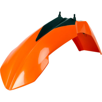 POLISPORT Fender - Front - OEM Orange - SX 65 8571500001 by Polisport