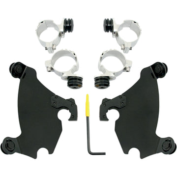 Memphis Shades Gauntlet Mounting Kit - Black - XL MEB1981