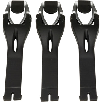 Moose Racing Strap/Buckle Kit - Black 3430-0844