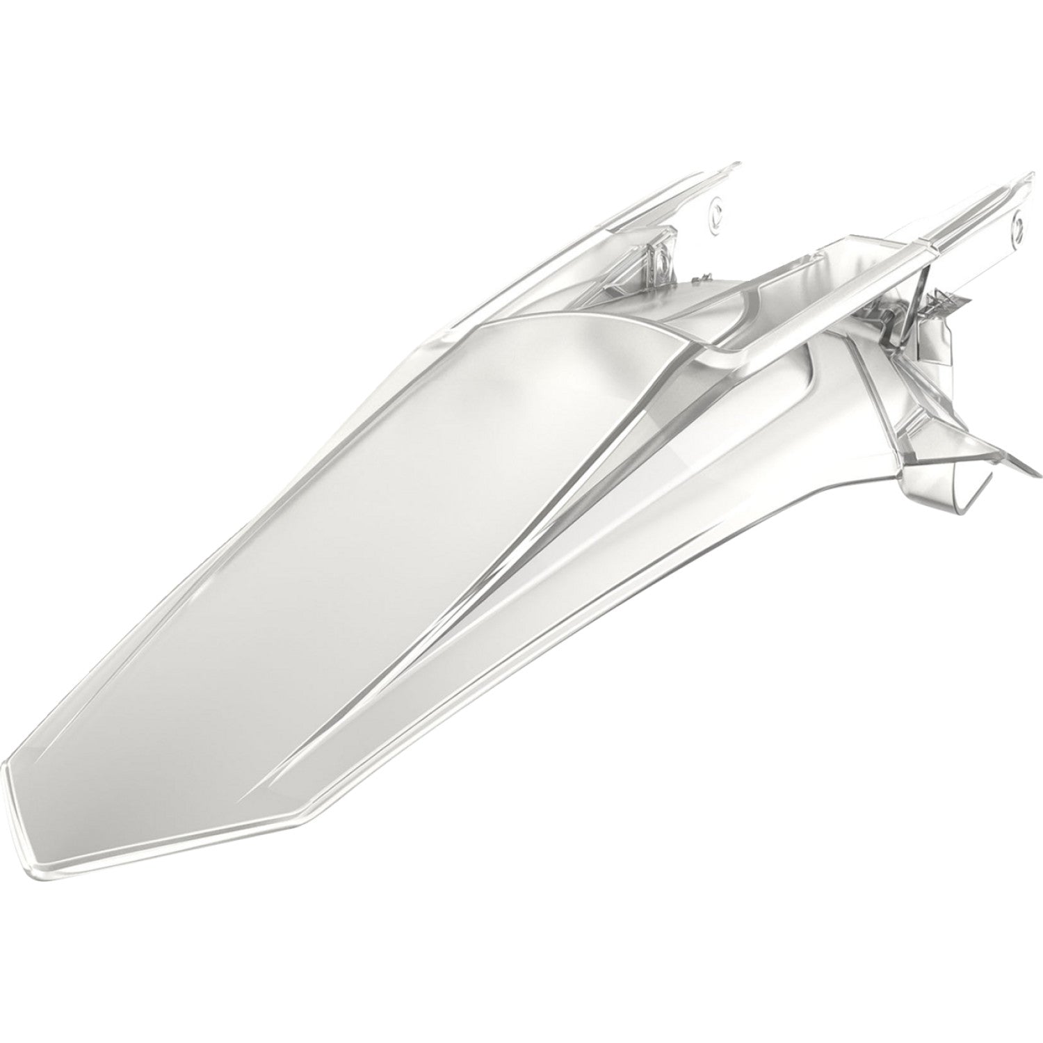 POLISPORT Fender - Rear - Clear - SX/SX-F | XC/XC-F 8595500004 by Polisport
