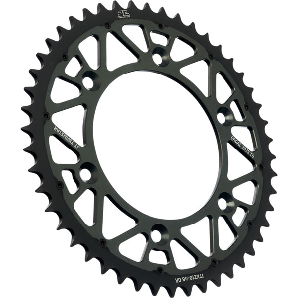 JT Sprockets Steel Rear Sprocket - Graphite - 48 Tooth JTX210.48GR